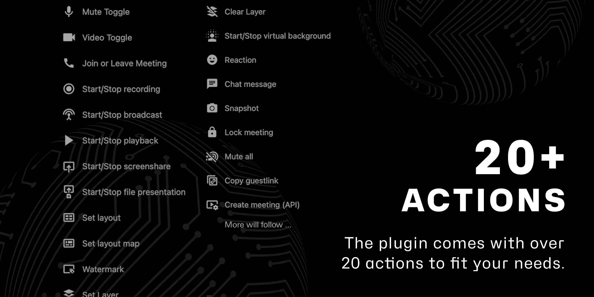 Eyeson stream deck plugin